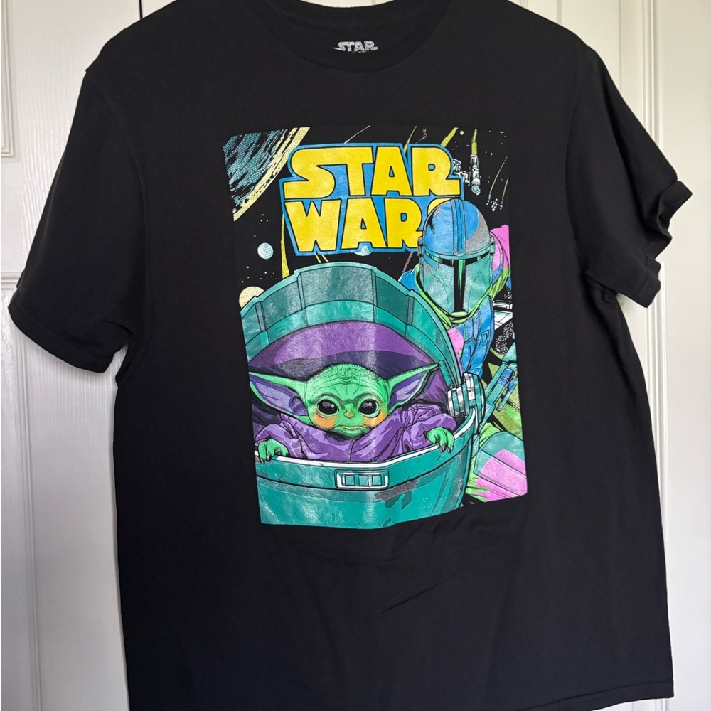 MAD Engine Black and Green Star Wars Tee Short Sleeve